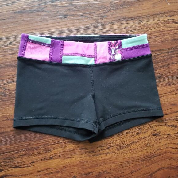 NWOT Ivivva by Lululemon Reversible Athletic Casual Trendy Shorts Girls Size 8 - Picture 1 of 6